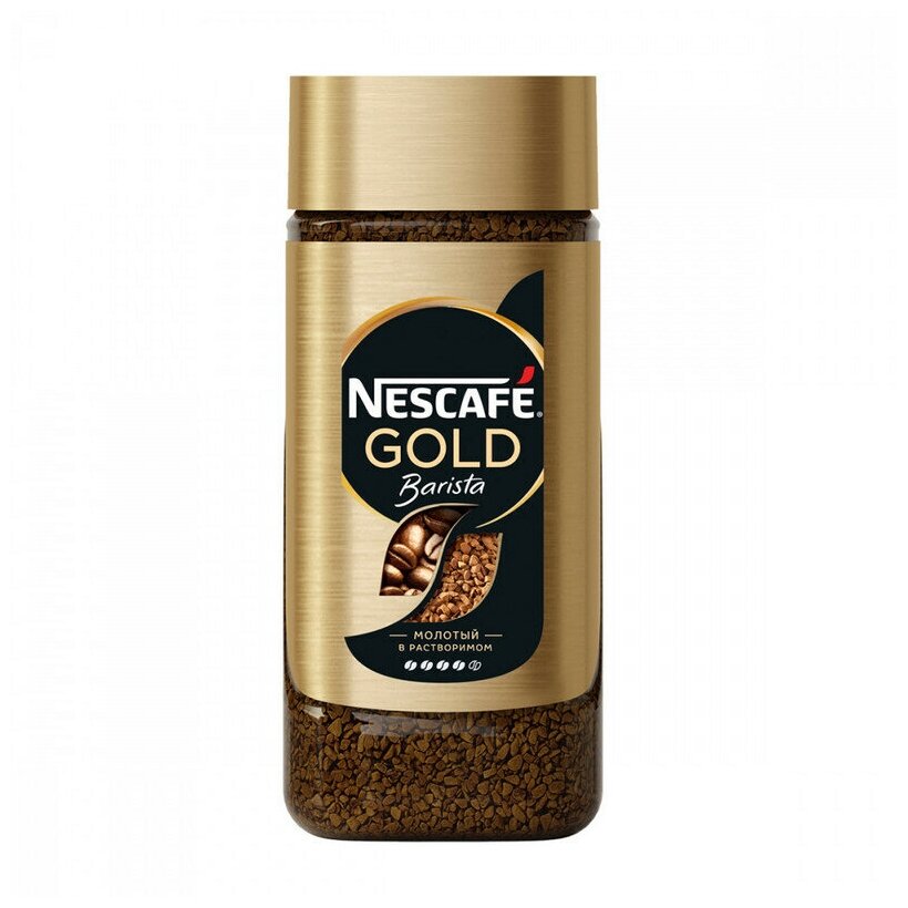 Кофе NESCAFE Gold Barista 85гр х 6шт, растворимый, сублимированный, с добавлением натурального жареного молотого кофе - фотография № 10