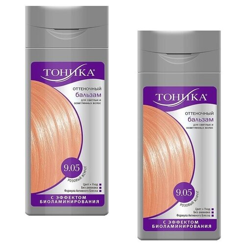 Тоника Оттеночный бальзам для волос № 9.05 жемчужно розовый (2 шт)