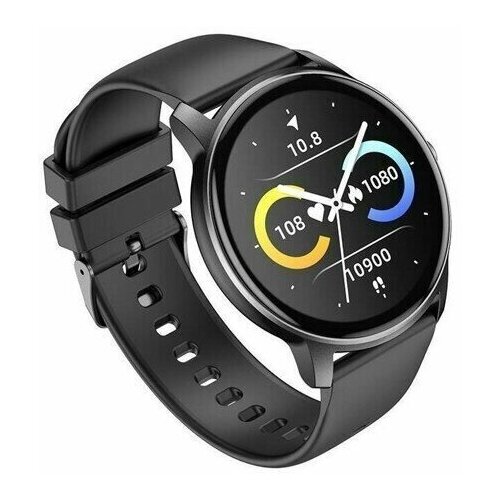 фото Смарт-часы hoco y4 smart watch, 32 мм, черный