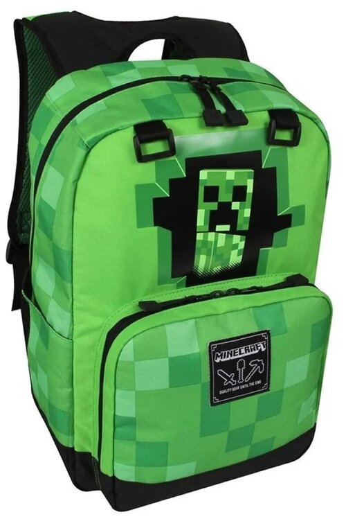 Рюкзак Майнкрафт Крипер Minecraft Creeper (31x21x40 см, 26 л)