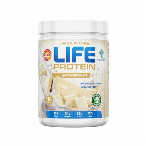 Протеиновый коктейль для похудения Life Protein 1LB (450 г) со вкусом Белый Шоколад 15 порций