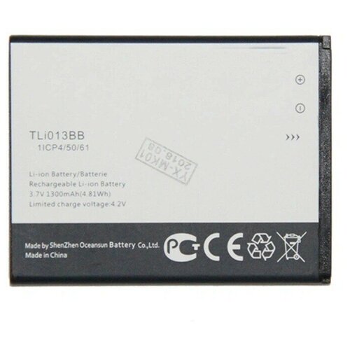 Аккумулятор для телефона Alcatel TLi014A1/TLi013BB ( OT-4010D/OT-4013D/OT-4027D/OT-4030D/OT-4035D/OT-5020D/МТС 960 )