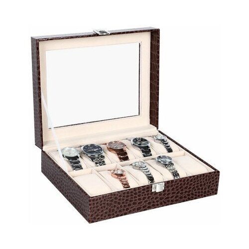 Шкатулка для часов и украшений темно-коричневый 1690₽