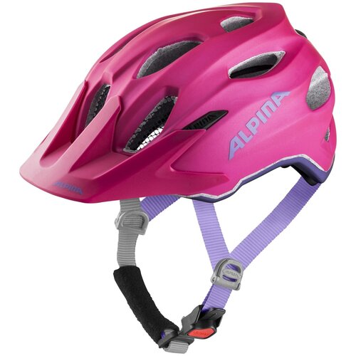 фото Велошлем alpina carapax jr. flash deep rose/violet matt, размер шлема 51-56