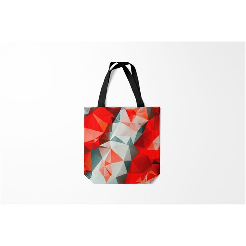 фото Сумка-шоппер / 40х40 см / тренды / абстракция геометрия burnettie