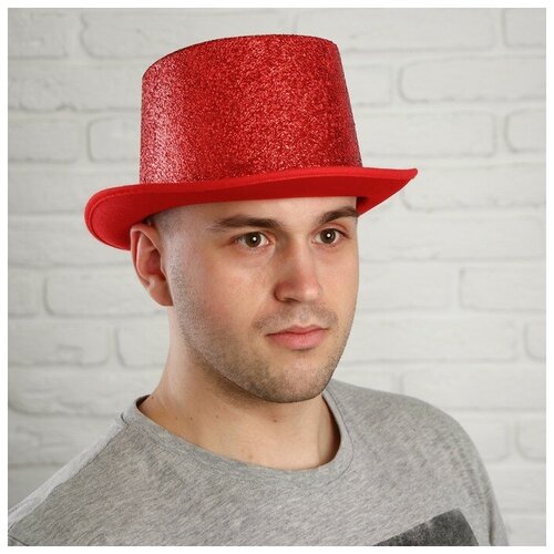 фото Карнавальная шляпа «ковбой», 52-54 см, цвет коричневый recom