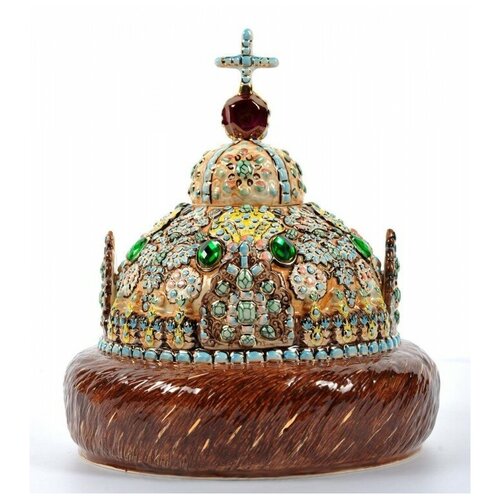 Подарочный штоф Шапка Мономаха со стразами 36972₽