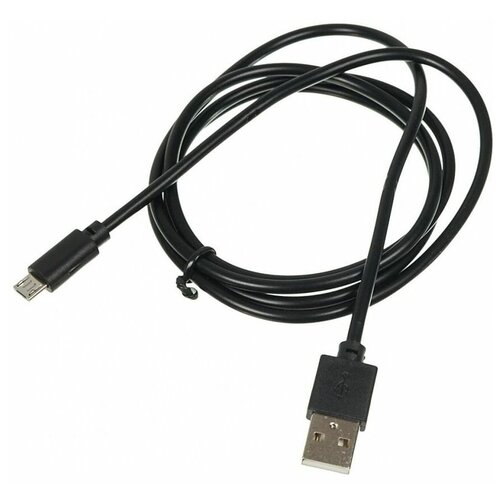 Кабель Digma USB A (m) micro USB B (m) 1.2м виниловая оплётка, черный (1084555)