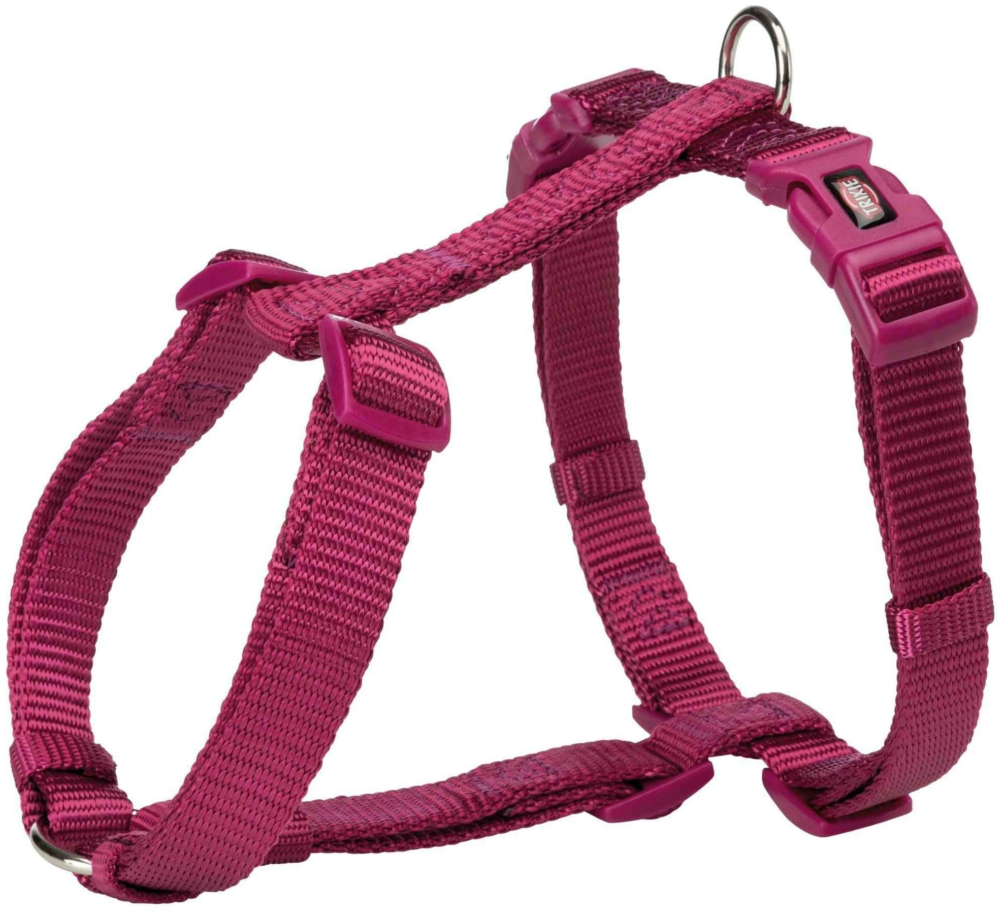 Шлейка для собак Trixie Premium H-Harness XXS–XS нейлон орхидея 10 мм 20 – 32 см (1 шт) - фотография № 1