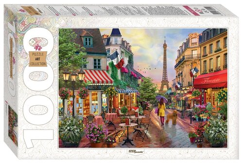 Пазл Step puzzle Парижский шарм (79151), 1000 дет., 21.5х6х33 см, разноцветный