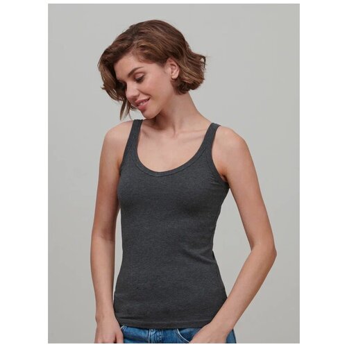 Серая хлопковая майка INDEFINI 2279TDJ L 799₽