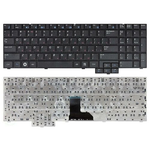 Клавиатура для ноутбука Samsung R519 R528 R530 R540 R618 R620 R525 R719 RV510 RV508 черная 1152₽