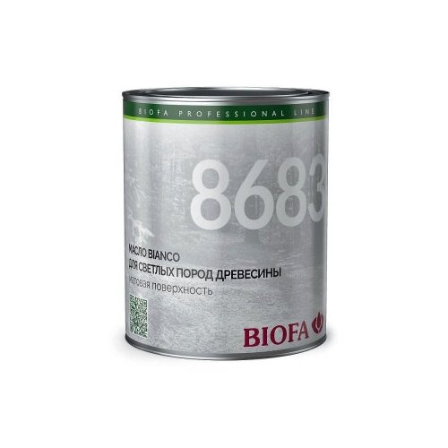 фото Biofa bianco масло для светлых пород древесины 10 л