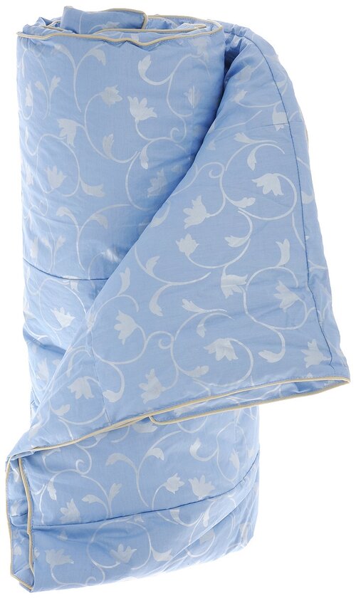 Одеяло Легкие сны Камелия, теплое, 140 х 205 см, голубой