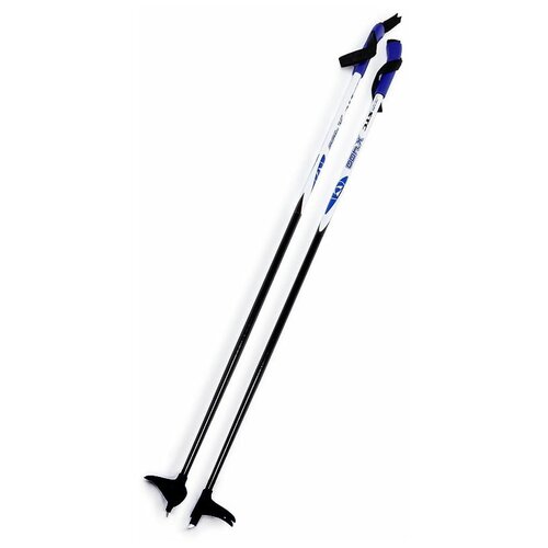 Палки лыжные STC X400 Blue 100% стекловолокно, 105 см