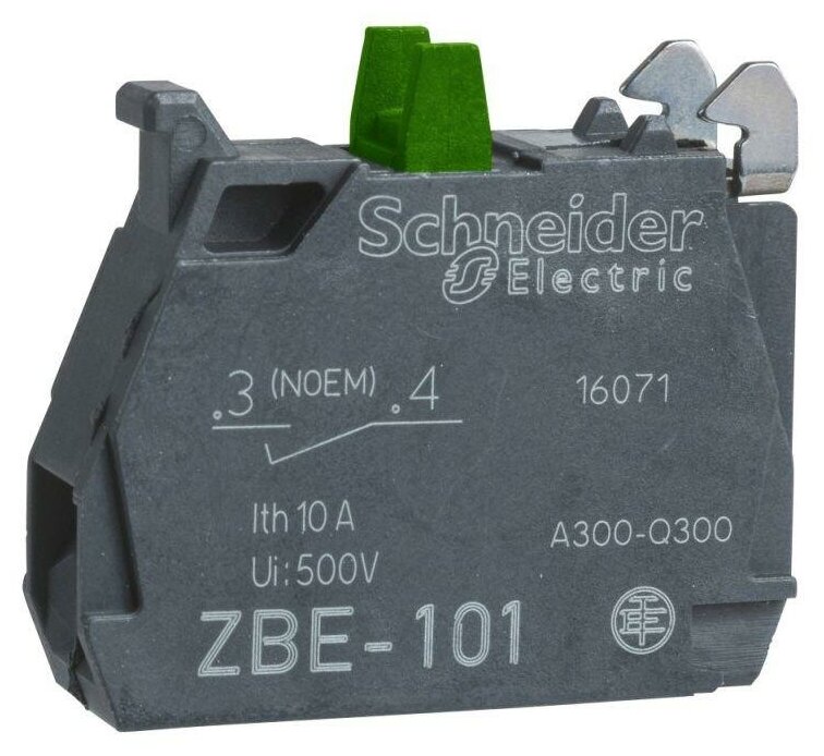 Блок контактный 1 но SBE101 Systeme Electric