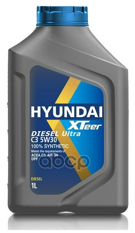 HYUNDAI XTeer Масло Синтетическое Моторное Diesel Ultra C3 5w30 1 Л