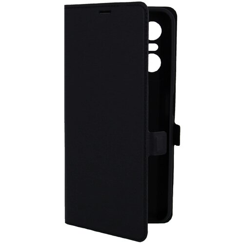 Чехол на Tecno POP 6 Pro (Техно ПОП 6 Про) черный чехол книжка эко-кожа с функцией подставки отделением для карт и магнитами Book case, Brozo