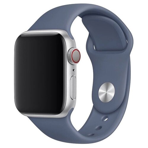 Спортивный ремешок Guardi Sport Band для Apple Watch 38/40 мм серо-синий (Alaskan Blue)