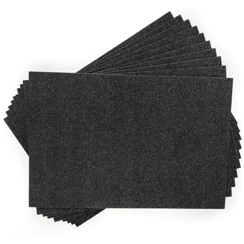 фото Черный фоамиран с блеском. для творчества. 10 листов. толщина 2 мм. 20*30 см нет бренда