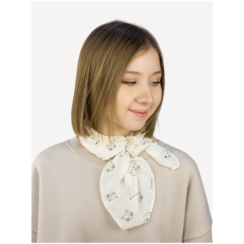 фото Платок leray,60х60 см, бежевый