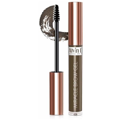 Alvin D'or гель для бровей Miracle Brow gel, 03 gold brown