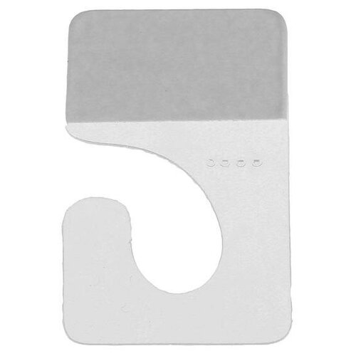 фото Крючок плоский с односторонним клеевым краем 4,2х2,2 см, набор 1 000 шт qwen