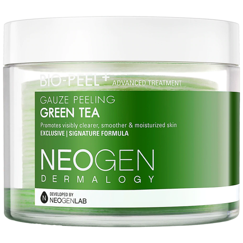 Успокаивающие пилинг-пэды с зеленым чаем Neogen Dermalogy Bio - Peel Gauze Peeling Green tea 200 ml/30шт