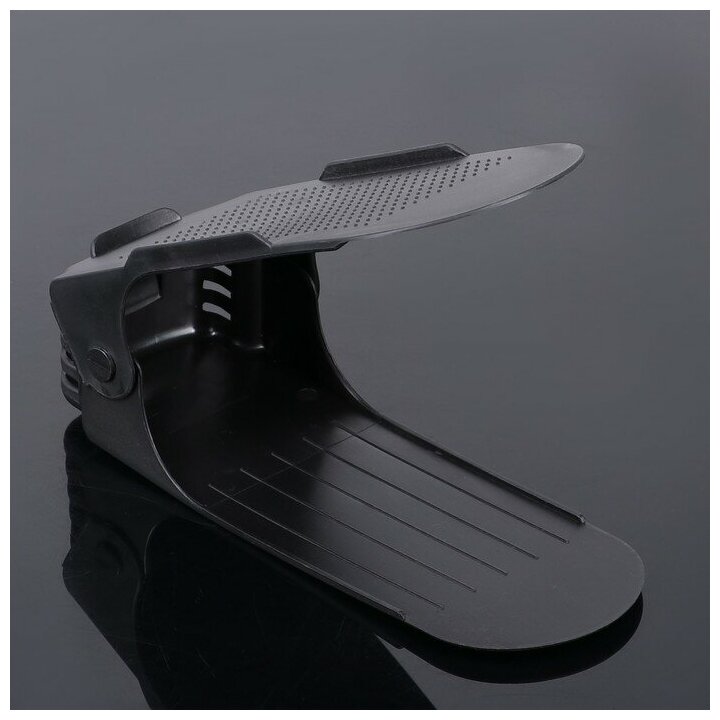 Подставка для хранения обуви регулируемая, 26x10x6 см, цвет черный./В упаковке шт: 1 - фотография № 2