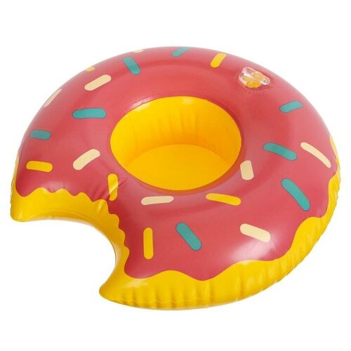 Market-Space Игрушка надувная-подставка «Пончик», 20 см, цвета микс