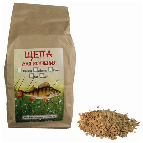 Щепа для копчения яблоня (объем 5.0 куб. дм)