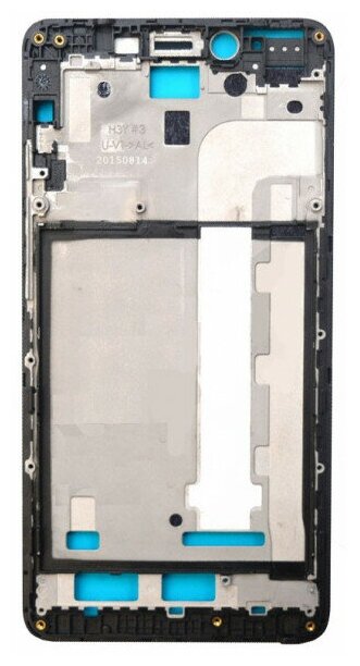 Средняя часть корпуса (рамка) для Xiaomi Redmi Note 2, черная