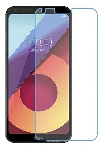 LG Q6 защитный экран из нано стекла 9H одна штука