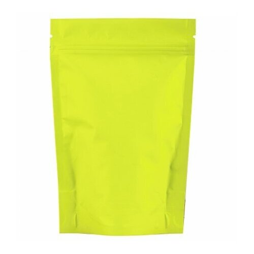 Пакет дой-пак 135x200(+40)мм, Металл/PET/бопп (салатовый-матовый), 50шт