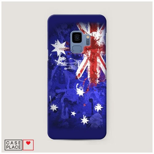фото Чехол пластиковый samsung galaxy s9 флаг австралии 1 case place