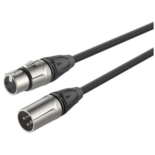 behringer gmc 1000 микрофонный кабель xlr female xlr male 10 0 м 2 x 0 22 mm² диаметр 6 мм черный ROXTONE DMXX200/1 Кабель микрофонный (2x0,22mm2, D: 6мм), XLR(3P)(RX3F-NT) XLR(RX3M-NT), 1м