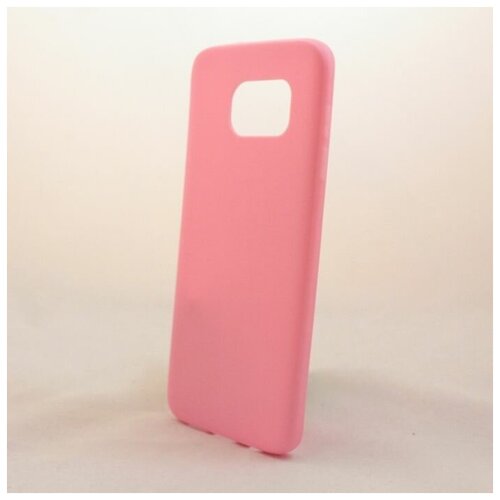 фото Силиконовый чехол для samsung galaxy s6 edge melody розовый j-case