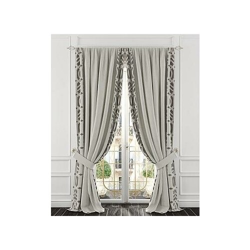 фото Комплект штор томдом ленриолс (серый)