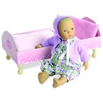 Кукла Baby doll Bibichou Fleur in his bed (Петитколин Бибишу Флёр в кроватке) - изображение