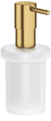 GROHE Essentials 40394GN1 Дозатор для жидкого мыла 160 мл (золото шлифованное)
