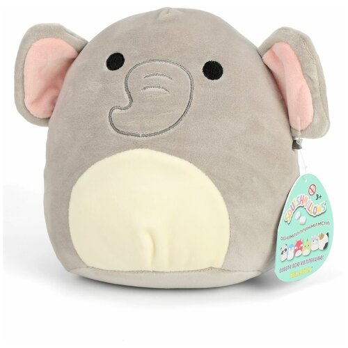Мягкая игрушка подушка - сквиш антистресс Squishmallows Слоненок Мила, SQIF19-8GE