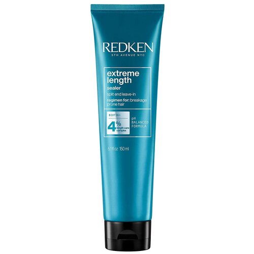 Redken Extreme Length - Редкен Экстрем Ленгс Силер-лосьон для снижения степени повреждения волос, 150 мл -