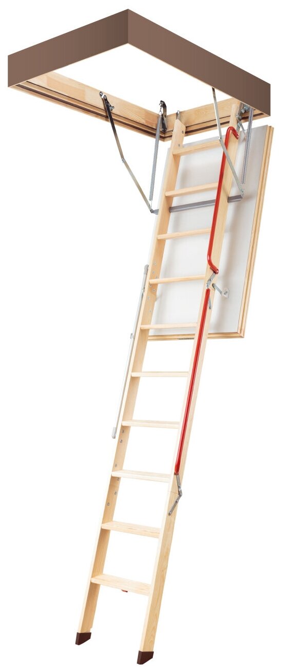 Термоизоляционная чердачная лестница с люком FAKRO LWL Extra, 60х130х305 см,