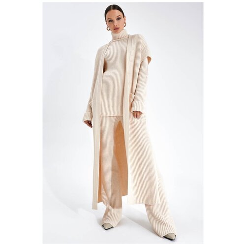 фото Жилет toptop, бежевый, one size