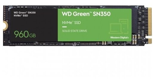 SSD-накопитель WD Green SN350 960ГБ WDS960G2G0C