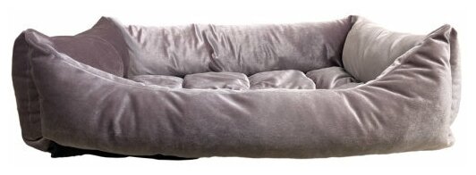 GMW Лежак для животных 80х60х16см/для средних и малых пород/лежанка для собак и кошек/лежаки лавандо-розовый