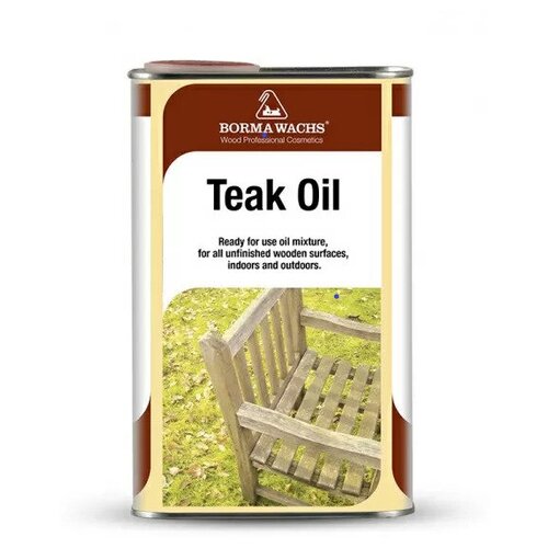 Масло тиковое (тара 1л) Borma Wachs EN0361 масло тиковое teak oil 1л 1011 серый borma en0361 ds1011