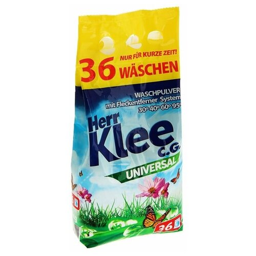 Klee Стиральный порошок Herr Klee C.G. Universal, универсальный, 3 кг