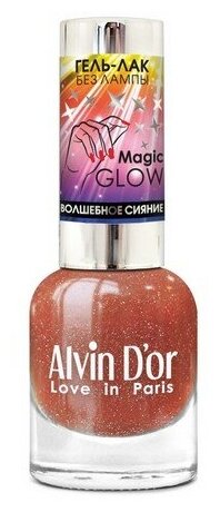 Alvin D'or лак для ногтей Magic Glow, 12 мл, 7408