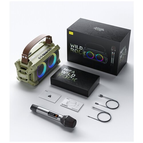 Портативная колонка Mifa WildRock 60 Вт Green 849000₽